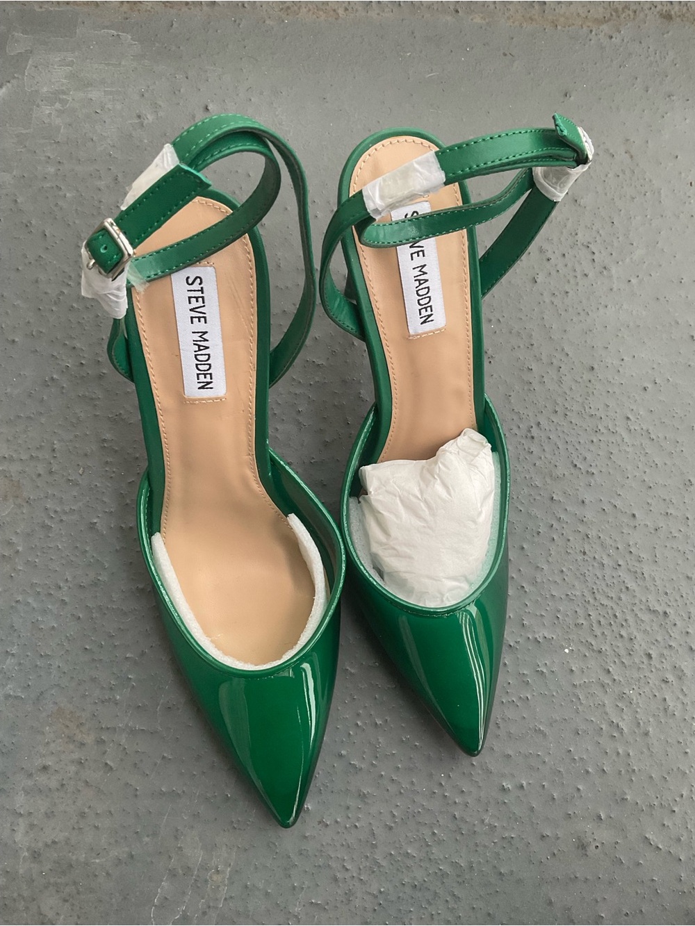 Steve Madden Womens Alessi Ankle Strap Stiletto Pointed Toe Heels size 10M
